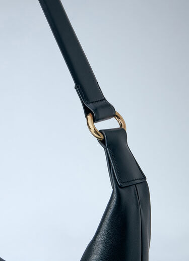 Sportmax Nappa Leather Hobo Shoulder Bag Black spx0264052