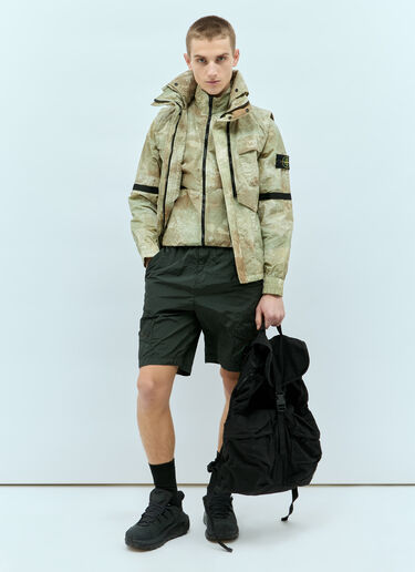 Stone Island Canvas Backpack Black sto0156122