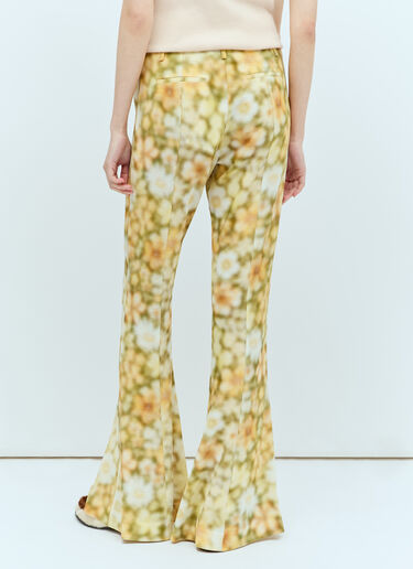 Acne Studios 플루이드 프린트 팬츠  그린 acn0256033