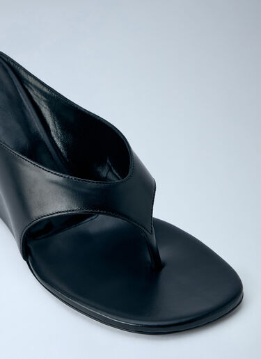 LN-CC® - JUDE: Yaga Wedge Sandals - Black JUDE Yaga Wedge Sandals Black jud0265009