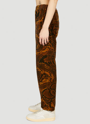 Aries x Juicy Couture Psysnake Unisex Track Pants Brown ajy0352002