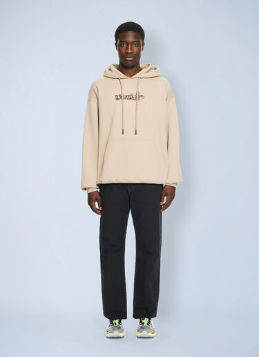 LN-CC® - Off-White: Heraldic Arrow Skate Hoodie - Red Off-White Heraldic Arrow Skate Hoodie Red ofw0164110