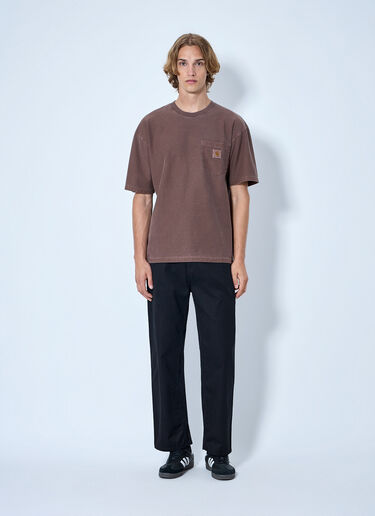 LN-CC® - Carhartt WIP: Loose Pocket T-Shirt - Brown Carhartt WIP Loose Pocket T-Shirt Brown wip0365007