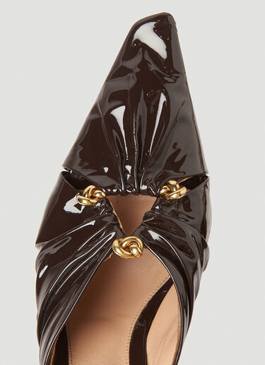 Bottega Veneta Polished Pump Heels Brown bov0253063