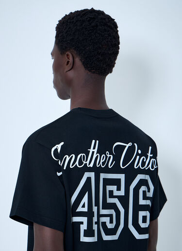 Logo Motif Crewneck T-Shirt Awake NY Logo Motif Crewneck T-Shirt Black awk0164012