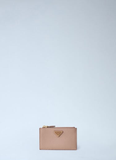 LN-CC® - Prada: Saffiano Card Holder - Pink Prada Saffiano Card Holder Pink pra0263022