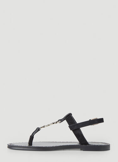 Saint Laurent 이오타 샌들 블랙 sla0249092