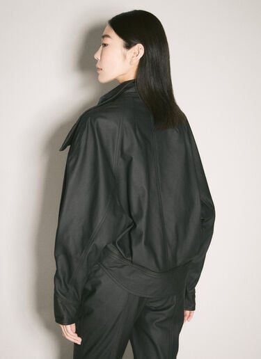 Leather Eero Jacket ECCO.Kollektive x Kiko Kostadinov Leather Eero Jacket Black atk0258004