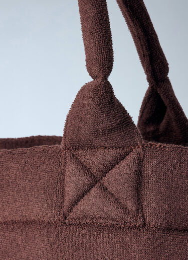 GANNI XXL Reversible Tote Bag Brown gan0265031