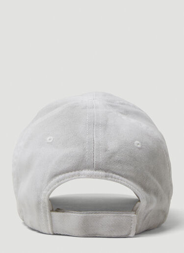 Balenciaga BB 파리스 베이스볼 캡 White bal0149071