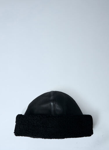 TOTEME Shearling-Lined Winter Hat Black tot0263093