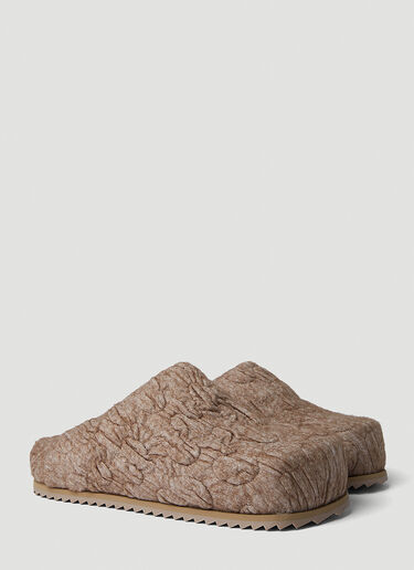 Yume Yume Truck Wool Slip Ons Beige yum0250002