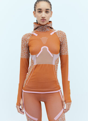 adidas by Stella McCartney 트루스트렝스 심리스 후드 스웨트셔츠 오렌지 asm0254027