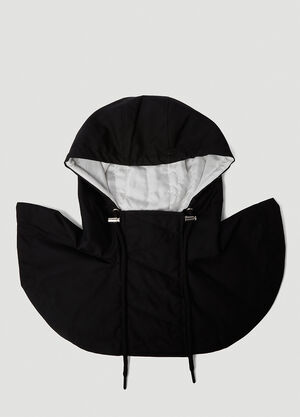 VETEMENTS Monochrome Hood Black vet0356003