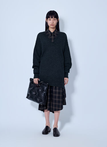 LN-CC® - Our Legacy: Raise V-Neck Sweater - Black Our Legacy Raise V-Neck Sweater Black our0265005
