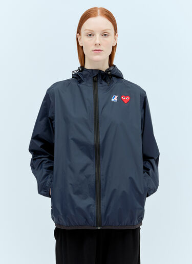 x K-WAY Windbreaker Jacket Comme Des Garçons PLAY x K-WAY Windbreaker Jacket Blue cpl0355001