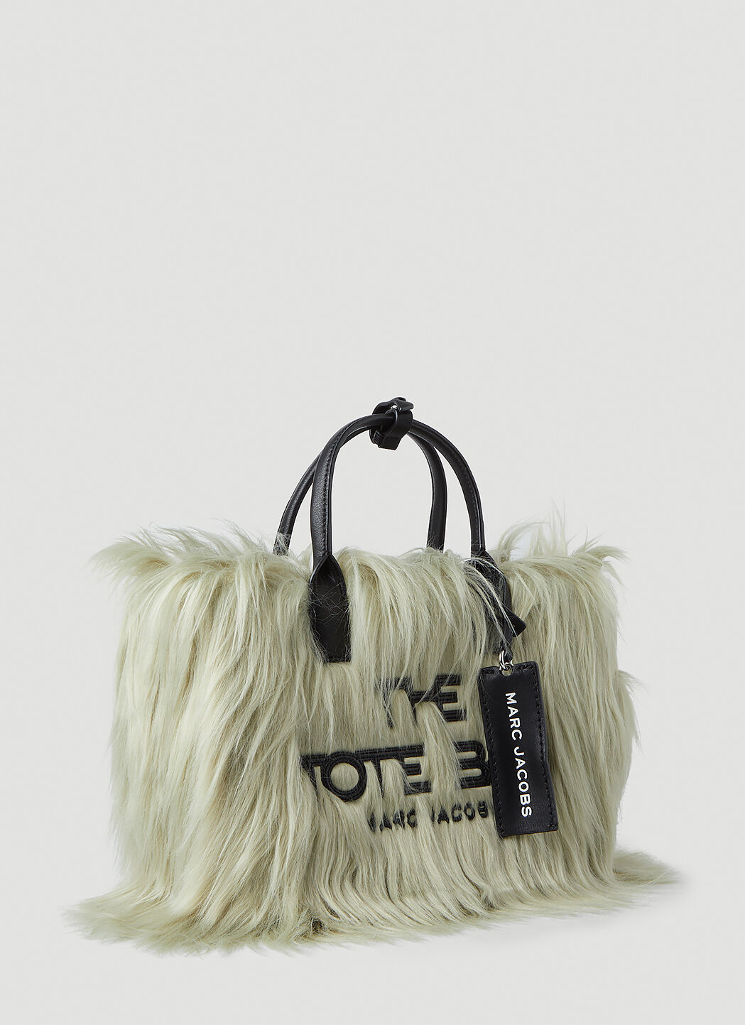 Marc Jacobs Women s Faux Fur Mini Tote Bag in Green LN CC
