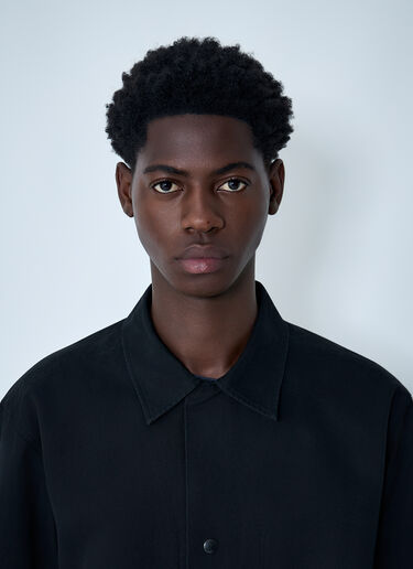 Chore Shirt MHL by Margaret Howell Chore Shirt Black mhl0162004