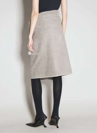 Balenciaga 毛巾布半身裙 米色 bal0255012