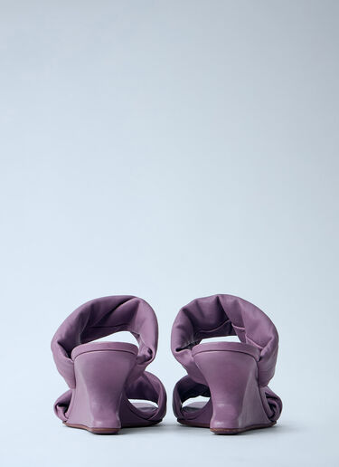 Rick Owens Cantilever 8 Twisted Sandals Violet ric0263053