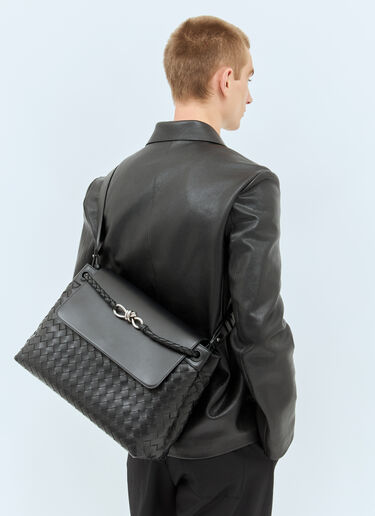 Bottega Veneta 中号 Andiamo 邮差包 黑色 bov0158014