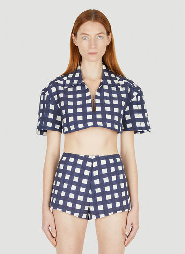 Jacquemus Le Haut Bebi Top Blue jac0248038