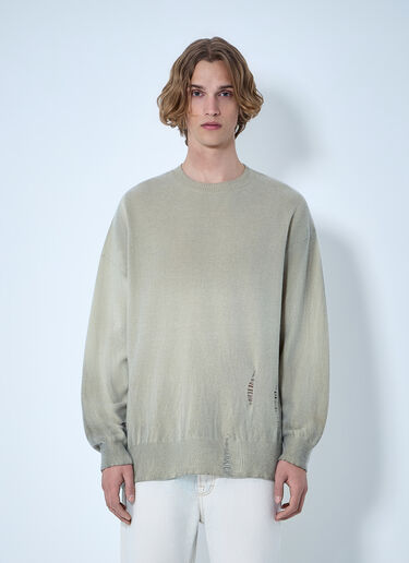 Slant Knit Sweater Our Legacy Slant Knit Sweater Cream our0164029