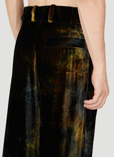 Vivienne Westwood Wreck Velvet Pants Black vvw0154004