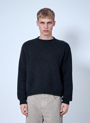 The Row Markhim Cashmere Sweater Black row0166009