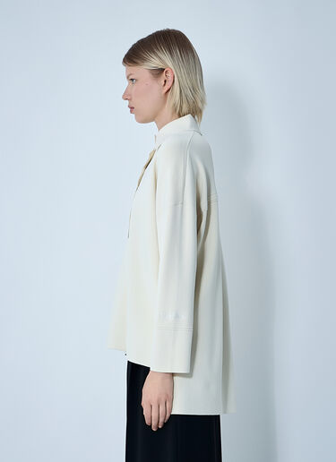 Max Mara Viscose Yarn Sweater Cream max0259001