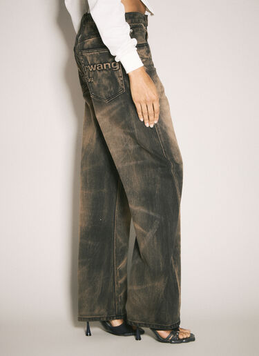 Alexander Wang Balloon Jeans Brown awg0257028