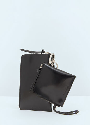 Dries Van Noten Patent Leather Wallets Black dvn0158037