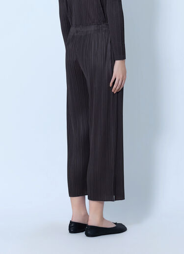 LN-CC® - Pleats Please Issey Miyake: August Pleated Pants - Brown Pleats Please Issey Miyake August Pleated Pants Brown plp0266019