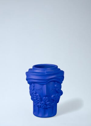 Seletti Magna Graecia Man Terracotta Vase Blue wps0692091