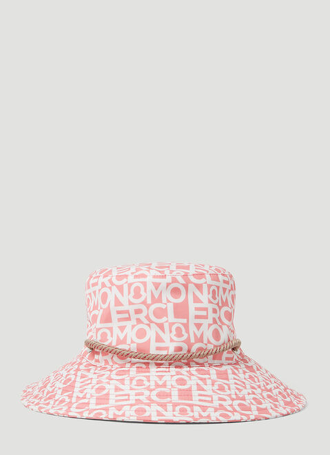 Burberry Logo Print Wide Brim Hat Black bur0349008