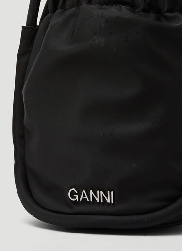 GANNI Side Strap Mini Bag Black gan0249030