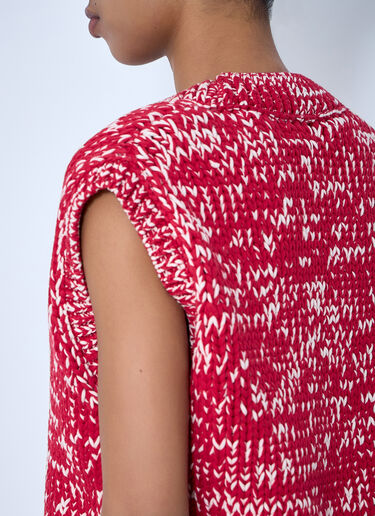 Dries Van Noten Sleeveless Knit Top Red dvn0264016