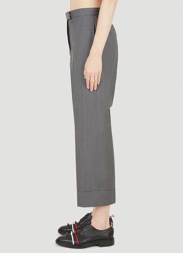Thom Browne Tailored Cropped Pants Grey thb0248028