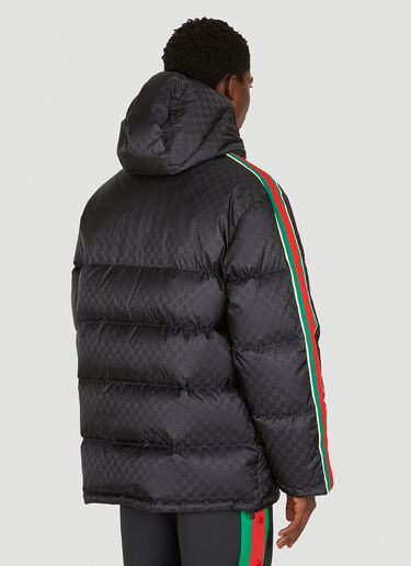Gucci Men's GG Hooded Puffer Jacket in Black | LN-CC®