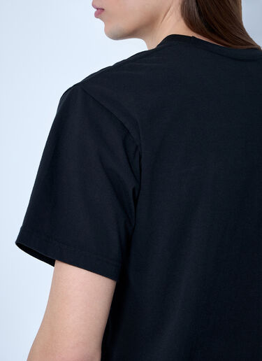 Yohji Yamamoto Logo Motif T-Shirt Black yoy0160022