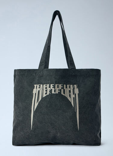 LN-CC® - Rick Owens DRKSHDW: Canvas Tote Bag - Grey Rick Owens DRKSHDW Canvas Tote Bag Grey drk0166025