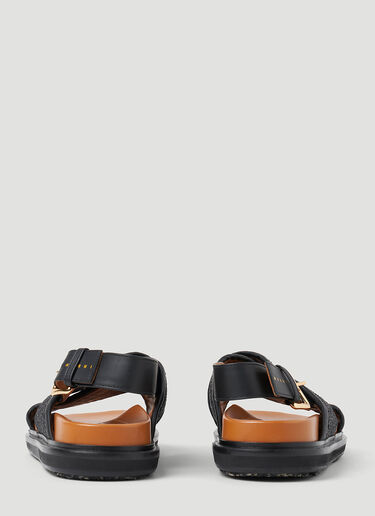 Marni 퍼스벳 샌들 블랙 mni0251029