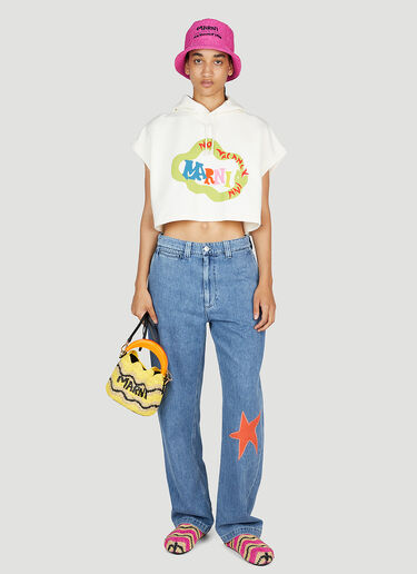 Marni x No Vacancy Star Denim Jeans Blue mvy0253009