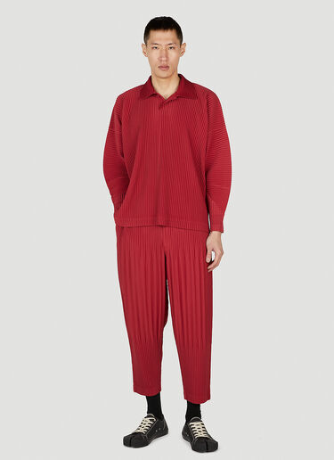 폴로 셔츠 Homme Plissé Issey Miyake 폴로 셔츠 레드 hmp0152012