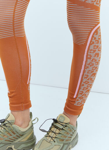 adidas by Stella McCartney TrueStrength Seamless Leggings Orange asm0254030