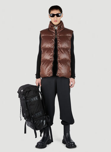 6 Moncler 1017 ALYX SM Islote 背心夹克 棕色 mal0351001