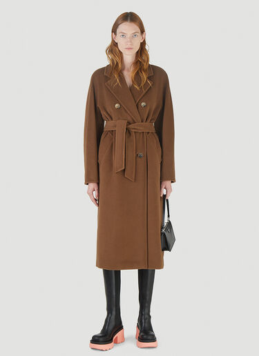 Max Mara Madame Coat Brown max0245003