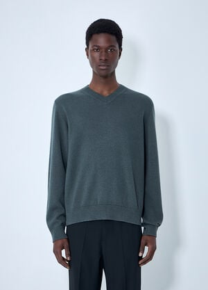 The Row Memphis Sweater Grey row0164009
