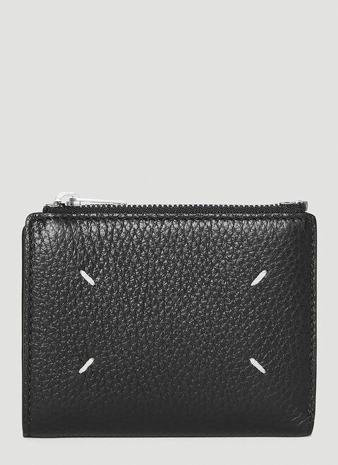 Bottega Veneta Multifunctional Leather Wallet Black bov0142013