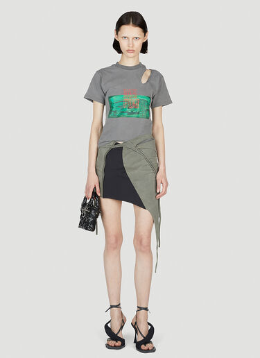 Ottolinger Cut-Out T-Shirt Grey ott0252012